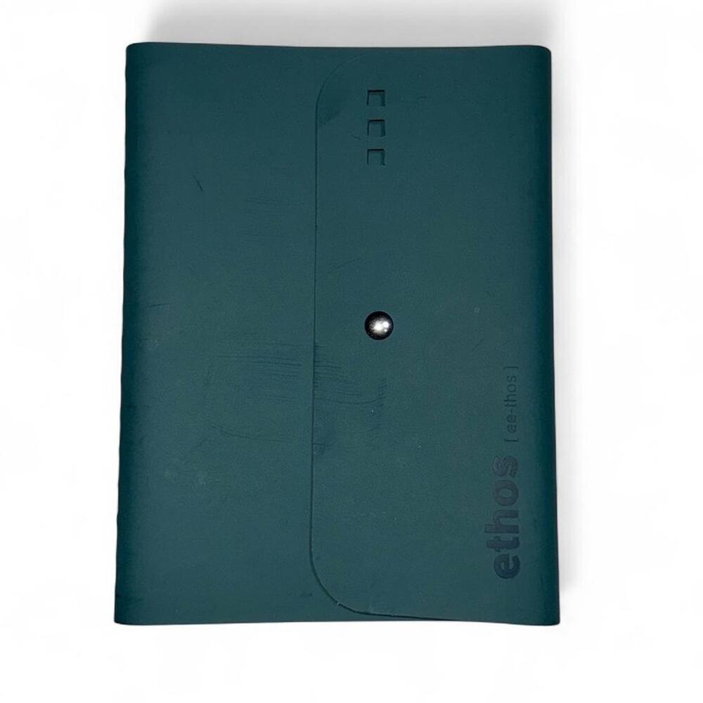 Ethos Luxury a5 recycled leather wire bound folio